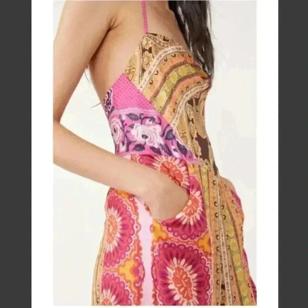 Free People Miranda Printed Jumpsuit - Picture 4 of 5
